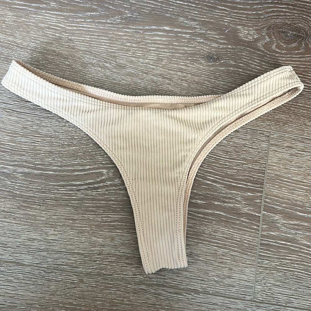 Frankie’s Bikini bottoms. Tan, size small.
